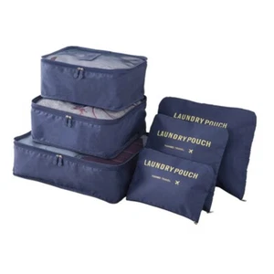 6PCS Travel Storage Bag Set for Clothes Tidy Organizer Wardrobe Suitcase2183 - Imagen 1 de 8