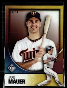 2023 TRANSCENDENT ICONS CHROME GOLD /10 VARIATION JOE MAUER - Picture 1 of 1