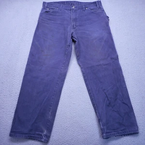 Pantalones Dickies Hombre 36x30 Azul Pato Lona Grunge Patinador Ropa de Trabajo - Imagen 1 de 12