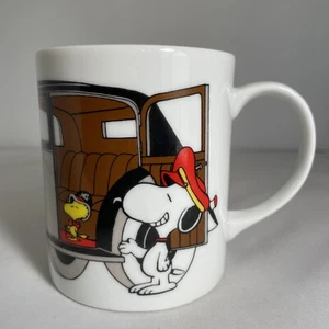 Vintage 1965 Peanuts Snoopy Chauffer Limosine Driver 10oz Mug - Picture 1 of 7