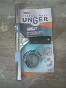 Unger 961010 Professional Rust-Resist Stainless Steel Window Squeegee 12 W in. - Picture 1 of 4