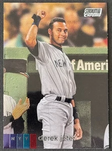 DEREK JETER  2020 Stadium Club Chrome #302 NEW YORK YANKEES *Free Shipping* - Picture 1 of 3