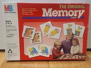 Vintage Milton Bradley ORIGINAL MEMORY GAME COMPLETE 1986 - Picture 1 of 3