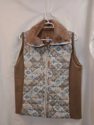 Ruby Rd. Womens Sleeveless Winter Puffer Vest - Image 1 of 4