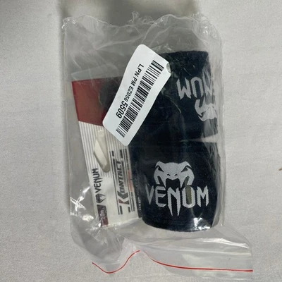 Venum Kontact 2.5M Black Hand Wraps Boxing Kickboxing MMA Training NEW - Image 1 of 4