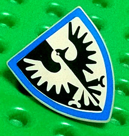 Lego 3846px9 Black & White Falcon Shield 6073 6074 6057 6059 4768 10039