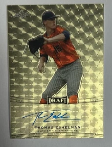 2015 Leaf Draft Superfractor Thomas Eshelman Auto 1/1 - Picture 1 of 4
