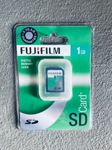 NEW FUJIFILM 1GB SD Memory Card NON HC for Vintage Digital Camera Fuji - Picture 1 of 1