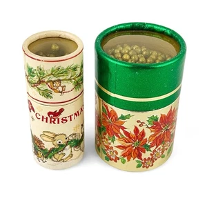 Vintage Hallmark Christmas Matches Poinsettia, Critters Forest Friends - Picture 1 of 6