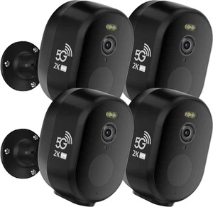 Security Cameras Wireless Outdoor, 2K/3MP QHD Home Security System 4-Cam Kit ... - Picture 1 of 7