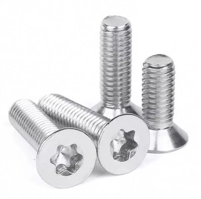 M2 Senkschrauben ISO 14581 TORX (~DIN 965) Edelstahl V2A A2 SS304 - Bild 1 von 2