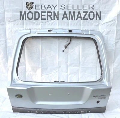 06-09 LAND ROVER RANGE ROVER SPORT L320 TRUNK HATCH/TAILGATE SHELL SILVER  🆓🚚 - Image 1 of 4
