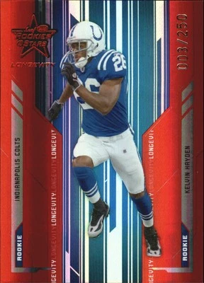 2005 Leaf Rookies and Stars Longevity Ruby #126 Kelvin Hayden /250 FB - Image 1 of 2