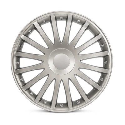 Set 4 Copricerchi 14" Universali Borchie Ruota Coppe Crystal Auto - Immagine 1 di 4