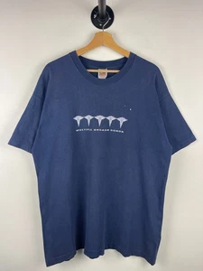 Vintage 90s Multiple Orgasm Donor Comedy Navy Tee Size XL - Bild 1 von 6