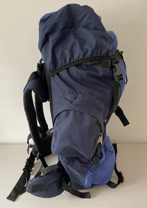 Highlander Explorer 65L Blue Rucksack Backpack - Camping, Hiking, Festivals - Picture 1 of 8