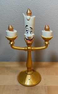 Disney La Bella y la Bestia Lumiere Figura Cantando 8" Candelabro Vela - Funciona - Imagen 1 de 7