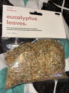 MAKESY Eucalyptus Leaves (Eucalyptus globulus) Craft, 2 oz. Promote Relaxation - Picture 1 of 5