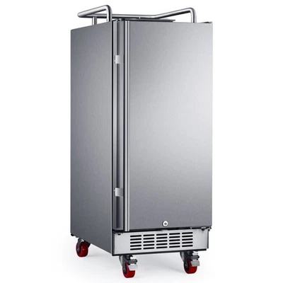 Refrigerador de conversión Kegerator exterior EdgeStar BR1500OD 15" W - acero inoxidable Foto 1 de 4
