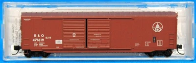 N Scale - MTL MICRO-TRAINS LINE 184 00 030 BALTIMORE & OHIO 50' Standard Boxcar - Image 1 of 4