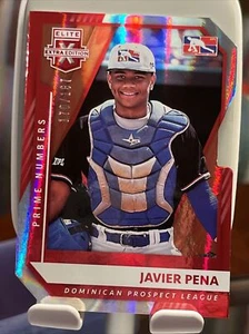 2021 Panini Elite Extra Edition Prime Numbers C Die-Cut /187 Javier Pena #196 - Picture 1 of 2