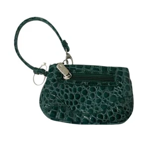 Vintage 90s NY&Co Croc Print Wristlet Purse Faux Leather - Bild 1 von 7