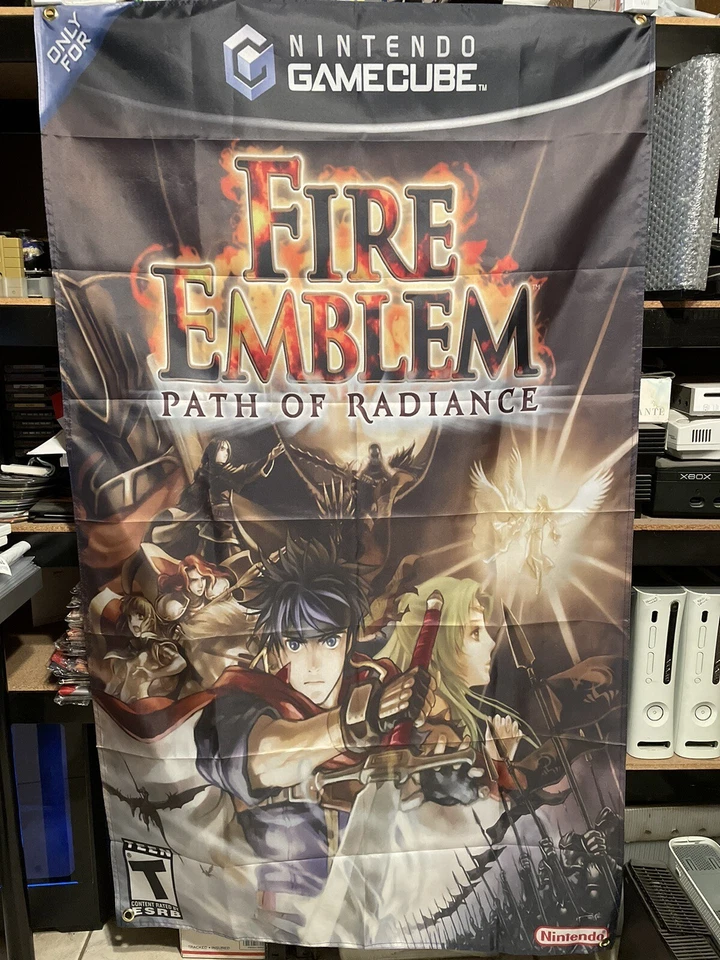 Fire Emblem: Path of Radiance 5ft Flag Nintendo Gamecube 2005 Banner Poster NGC - Image 1 of 4