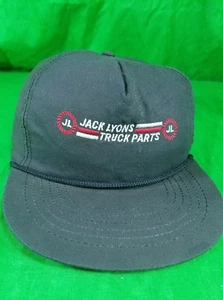 Vintage Jack Lyons LKW Teile Mütze Strapback hergestellt in den USA verstellbar Kappe - Bild 1 von 5
