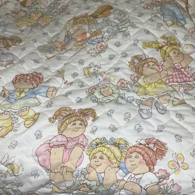 Juego de edredón y sábanas vintage Cabbage Patch tamaño doble Foto 1 de 4
