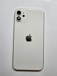 Genuine iPhone 11 Back Housing Chassis White Color - Zdjęcie 1 z 6