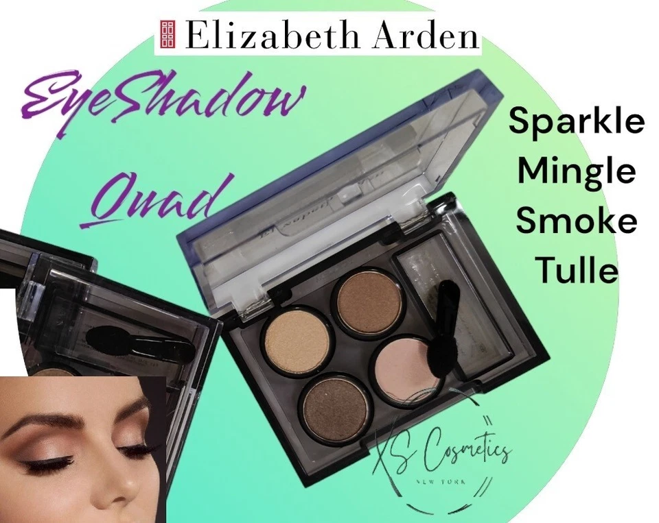 Elizabeth Arden Eyeshadow Quad .09oz Sparkle-Mingle-Smoke-Tulle  - Image 1 of 1