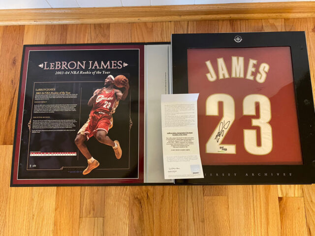 LeBron James Autographed Cleveland Cavaliers Authentic Adidas Wine Jersey  With 3x NBA Finals MVP Logo & 2016 NBA Finals Champ