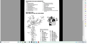 Snowmobile carburetor service manuals. Tillotsen Walbro Keihhin n more  - Picture 1 of 3