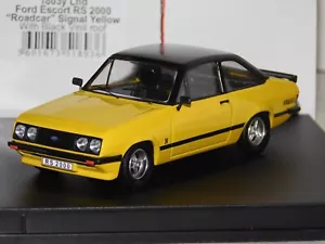 FORD ESCORT MK2 LHD RS2000 SIGNAL YELLOW WITH BLACK VINIL ROOF TROFEU 1803Y 1:43 - Picture 1 of 1