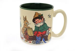 "Taza 1993 Potpourri Press Woodland Elves 3,5" - Imagen 1 de 3