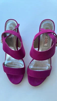 Xti Tentation Damen Pumps Leder roter Samt Gr. 38 - Bild 1 von 2