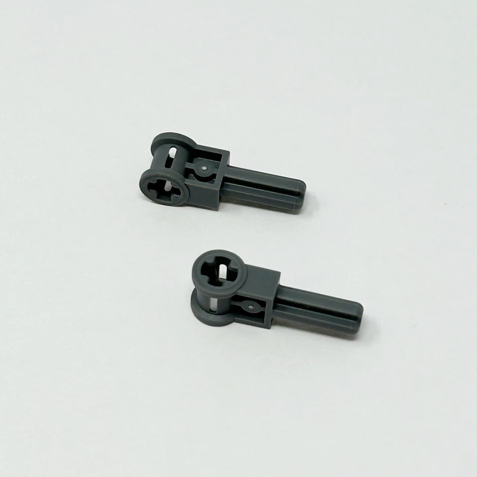6553 LEGO Technic eixo 2 com conector de cabo inversor de poste CINZA AZULADO ESCURO (2) - Imagem 1 de 1