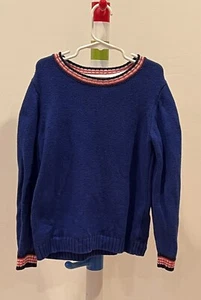 Zara Boys Blue Pullover Sweater 7 - Picture 1 of 3