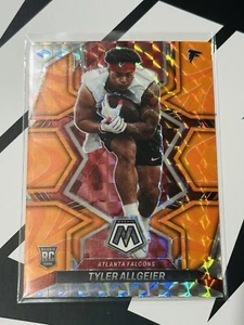 Tyler Allgeier Rookie RC 2022 Panini Mosaic Reactive Orange #351 Atlanta Falcons - Picture 1 of 2