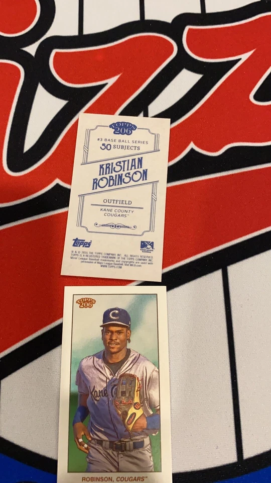 2020 Topps 206 T206 Online Exclusive Kristian Robinson Cougars - Image 1 of 1