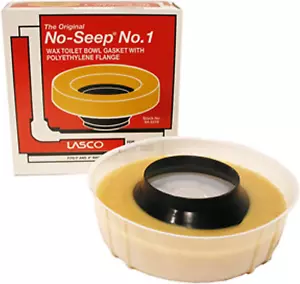 04-3310 Toilet Bowl Wax Ring with Polyethylene Flange for 3-Inch and 4-Inch Wast - Picture 1 of 1