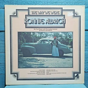 Vintage RONNIE ALDRICH THE WAY WE WERE 12" LP Vinyl Record Album FREE SHIPPING! - Picture 1 of 6