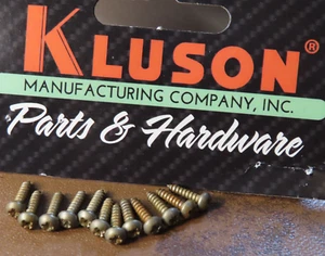 12 AGED Kluson tuner mounting phillips head SCREWS fit Gibson Fender RELIC - Picture 1 of 3