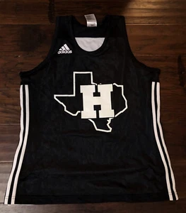 Adidas Women’s H-Town Reversible Basketball Jersey Sz. L #42 NEW AZB001 TEXAS - Picture 1 of 4