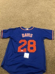 NEW YORK METS- JD DAVIS SIGNED AUTOGRAPH JERSEY PSA DNA COA STAR - Picture 1 of 7