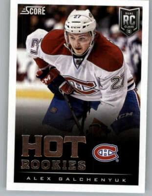 2013-14 Score #645 Alex Galchenyuk HR RC (ref 161848) - Image 1 of 2