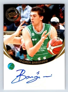 Andrea Bargnani 2016 Pase de Prensa Auténtico TARJETA NOVATO AUTOMÁTICO Dorado/100 Raptors - Imagen 1 de 2