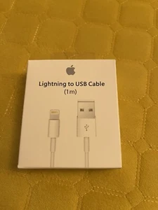 OEM Original iPhone USB Charger Cable 1m/3ft 11 PRO MAX - Picture 1 of 3