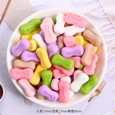 20 Mix Flatback Soap Miniature Embellishments Resin For Crafts Decors 23*12*8mm - Image 1 of 4