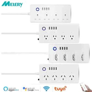 Melery Tuya Wifi Smart Striscia di Alimentazione EU US AU Presa con Presa di Ricarica USB - Foto 1 di 29